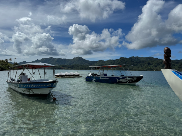 Excursions nautiques bateau et jetski à Taha'a